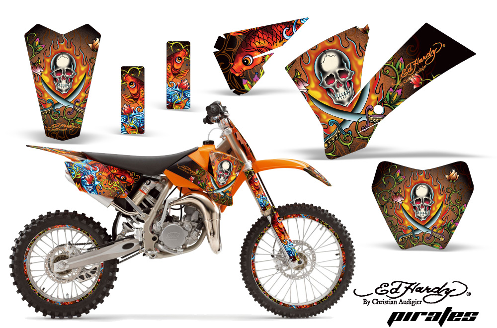 KTM-SX85 04-05 Graphics Kit EHP O NPs